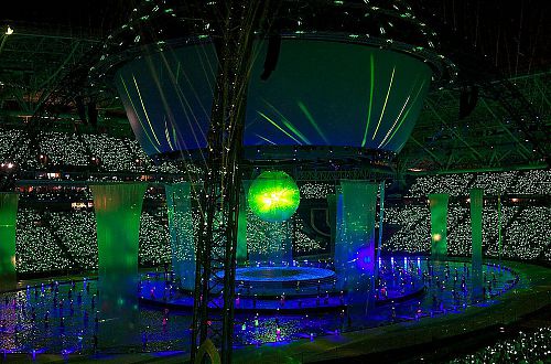 The opening ceremony XXVII of the Universiade in Kazan, 2013